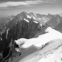 Descent to the Vallee Blanche, Chamonix #IG 6023 Descent to the Vallee Blanche, Chamonix #IG 6023