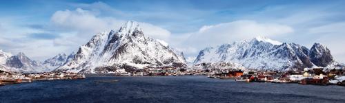 Lofoten Reine Panorama Detail #IG 6099