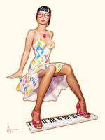 Piano Girl #IG 6167