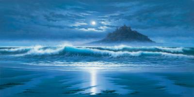 Moonlit St Michaels Mount #IG 6268 Moonlit St Michaels Mount #IG 6268