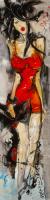 Femme en rouge #IG 6270 Femme en rouge #IG 6270