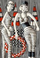 Les baigneuses des annes folles #IG 6644 Les baigneuses des annes folles #IG 6644