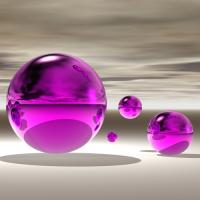 Purple Bowl II #IG 7107 Purple Bowl II #IG 7107