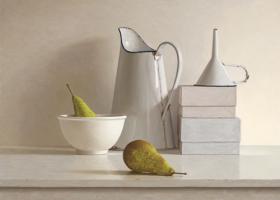 2 pears, 2 boxes, jug, bowl and funnel #IG 7328 2 pears, 2 boxes, jug, bowl and funnel #IG 7328