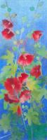 Hollyhocks #IG 7442 Hollyhocks #IG 7442