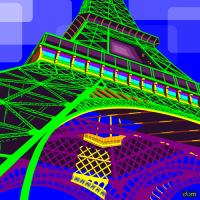 Tour Eiffel Green #IG 7499 Tour Eiffel Green #IG 7499
