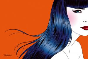 Blue Hair #IG 7921 Blue Hair #IG 7921