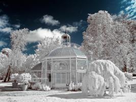The Glass House by Eiffel, Gradignan - Infrared Photography #IG 8158 The Glass House by Eiffel, Gradignan - Infrared Photography #IG 8158