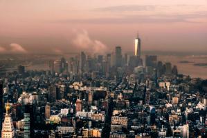New York the pink Hour #IG 9209 New York the pink Hour #IG 9209