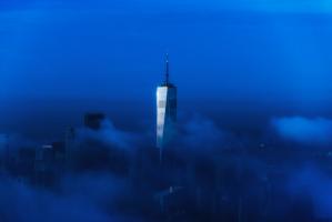 New York the blue One World Trade Center #IG 9211 New York the blue One World Trade Center #IG 9211