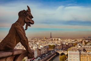 Vue sur Paris depuis Notre Dame #IG 9240