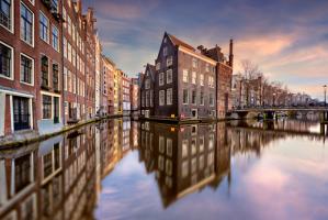 Coucher de soleil sur Amsterdam #IG 9243 Coucher de soleil sur Amsterdam #IG 9243